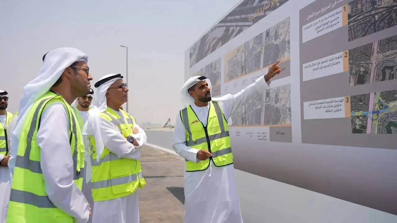 مطر الطاير يتابع تقدم تطوير شارع القدرة بموقعه الجديد